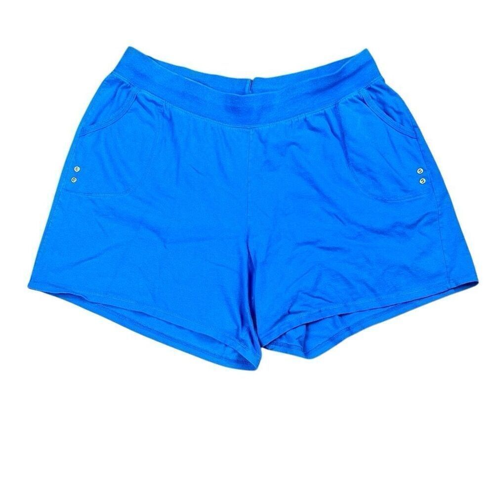 JMS Just My Size Women’s Plus Blue Shorts 2X